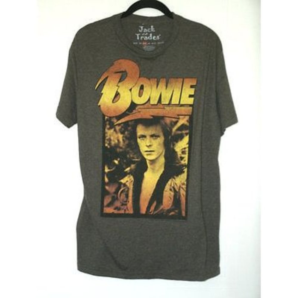 JACK OF ALL TRADES Tee SHIRT Print DAVID BOWIE Vintage Style MEDIUM